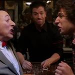 Andy Samberg meets up with Pee Wee Herman and a night of debauchery and beating up people begins: